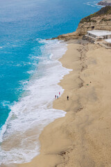 Italy, Calabria, Tropea. Northeast end of Tropea Beach.