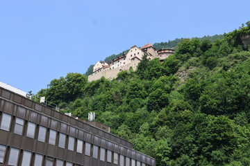Fototapeta premium Vaduz city scapes in summer