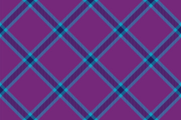 Obraz premium Vibrant plaid pattern in purple and blue hues. Perfect for backgrounds, textiles, and designs needing a bold, colorful, and classic touch.