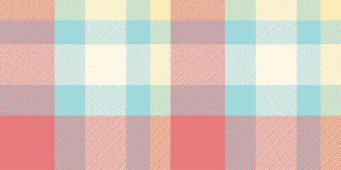Pastel plaid pattern. Soft, delicate colors evoke feelings of spring, calmness, and tranquility. Ideal for textiles, fashion, home decor, and website backgrounds.  Versatile, elegant design.