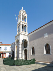 The Old town of Skiathos, Sporades, Thessaly, Greece