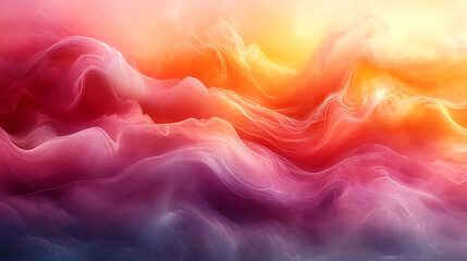 Obraz premium Abstract Colorful Swirling Nebula, Cosmic Energy, Vibrant Hues, Digital Art