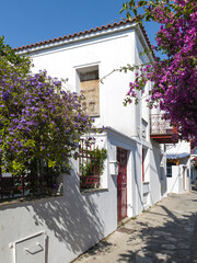 The Old town of Skiathos, Sporades, Thessaly, Greece