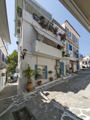 The Old town of Skiathos, Sporades, Thessaly, Greece