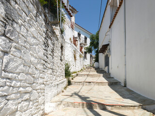 The Old town of Skiathos, Sporades, Thessaly, Greece