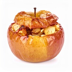 Baked Red Apple Dessert with Cinnamon Filling
