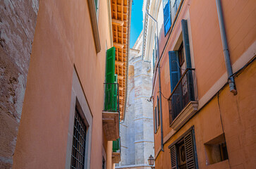 Fototapeta premium Architecture in Palma, Mallorca island, Spain