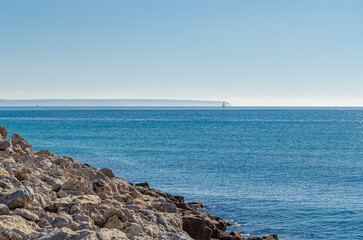 Seascape from the city of Palma, Spain