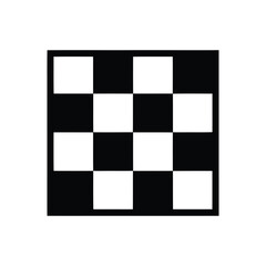 Simple black and white checkered pattern, arranged in a square format.