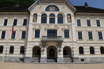 Obraz premium Vaduz architecture and cityscapes in summer