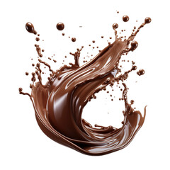 Chocolate Splash: Delicious Texture and Movement