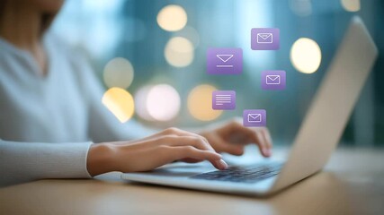 Expert digital marketer strategizing campaigns in a bustling urban office environment.