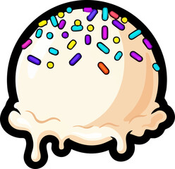 62. Birthday Cake Flavor Cone