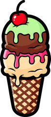 69. Spumoni Scoops