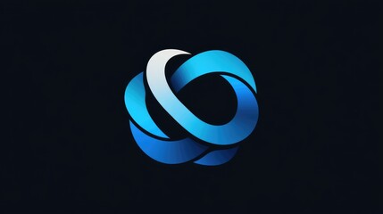 Minimalist logo of a stylized infinity loop made from fiber-optic cables, representing continuous innovation in tech