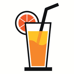 Hyper-Realistic Summer Drinks – Vector Icon Set on White Background