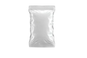 A white bag with a white label