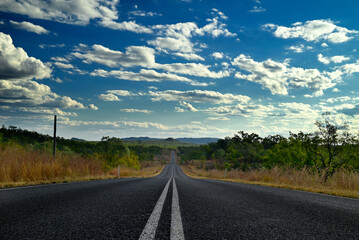Endless horizons and dusty solitude—journeying through the vast, remote roads of Outback...