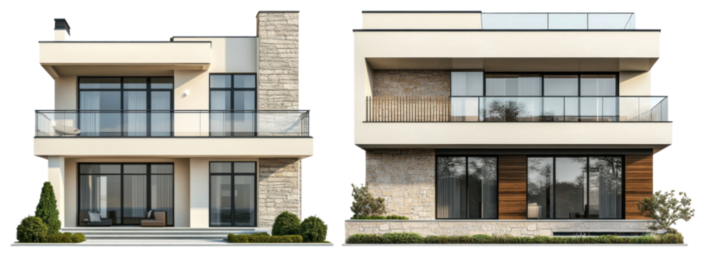 PNG Modern architectural design elegance, element set on transparent background