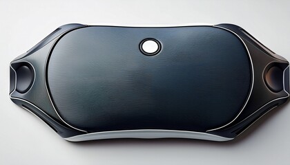 clean blank mousepad isolated on white clean empty gaming