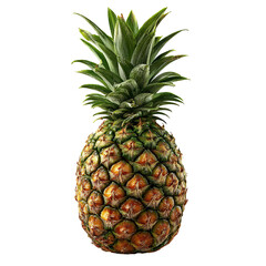 Pineapple isolated on transparent background