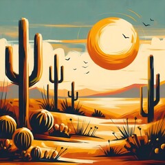 cactus in desert