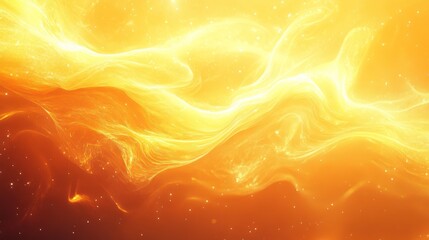 Blazing Aurora: An ethereal landscape of glowing light and swirling energy