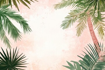 Obraz premium palm tree background