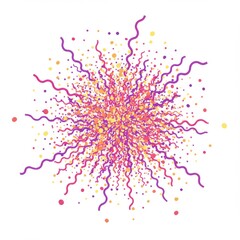 Colorful Confetti Burst Celebration Design