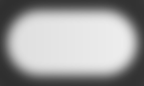 Realistic vignette edges isolated on transparent background. Black gradient photo frame shadow overlay. Photography effect decoration PNG design