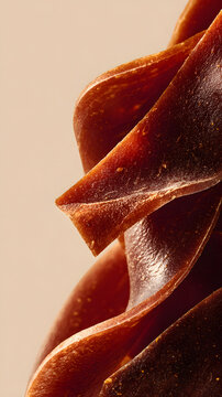 Close-up of tklapi showing smooth texture and deep color