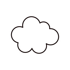 雲のアイコンイラスト