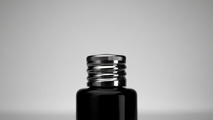 Elegant Black Perfume Bottle Mockup Luxury Packaging Design