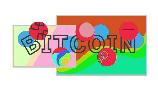 Bitcoin Typography Motion Graphic &ndash; 15 Variations