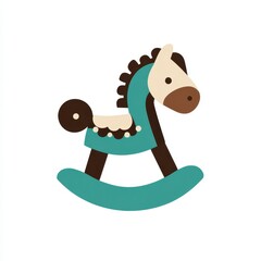 wooden rocking horse