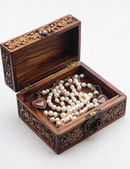 treasure chest with jewelry