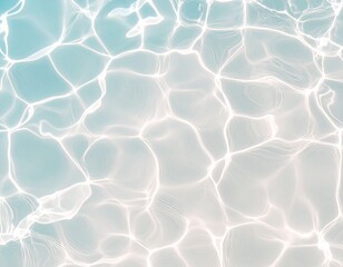 Obraz premium 光を反射する透明な水面の背景