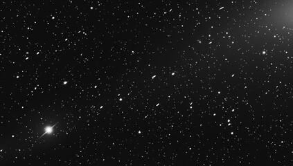 Obraz premium Space Starscape With Comet