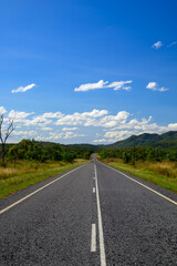 Fototapeta premium Endless horizons and dusty solitude—journeying through the vast, remote roads of Outback Australia where silence, space, and red earth rule the landscape.