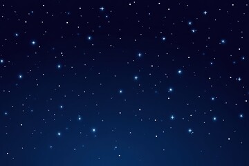 Dark Night Sky With Stars