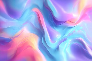 Obraz premium Abstract Fluid Design With Vibrant Gradient Colors