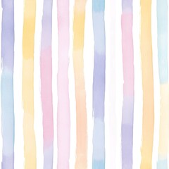Pastel Watercolor Vertical Stripes Background