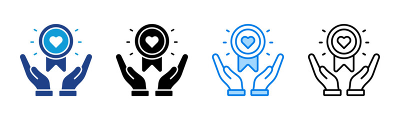 Brand Loyalty icon sheet multiple style collection