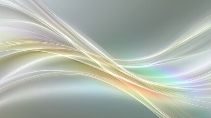 Obraz premium Abstract Flowing Lines With Gold Glitter And Pastel Colors