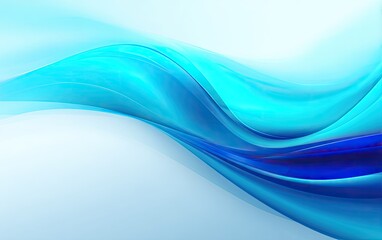 Fototapeta premium Abstract Blue Wave Design Background