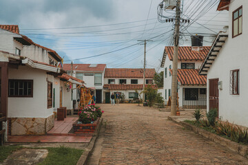 Obraz premium Pueblito de Guatavita, Cundinamarca, patrimonio de Colombia