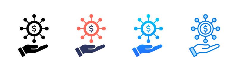 Finance Free icon sheet multiple style collection
