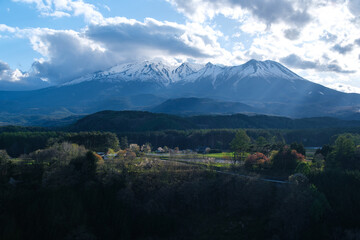 Fototapeta premium 御嶽山の夕景色