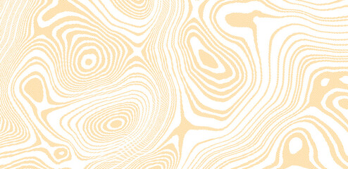 Abstract Trippy Psychedelic Texture. Y2k Geometric Orange Pattern. Vector Illustration