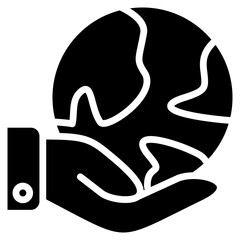 Environment glyph icon